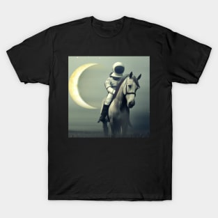 Astronaut And Horse T-Shirt